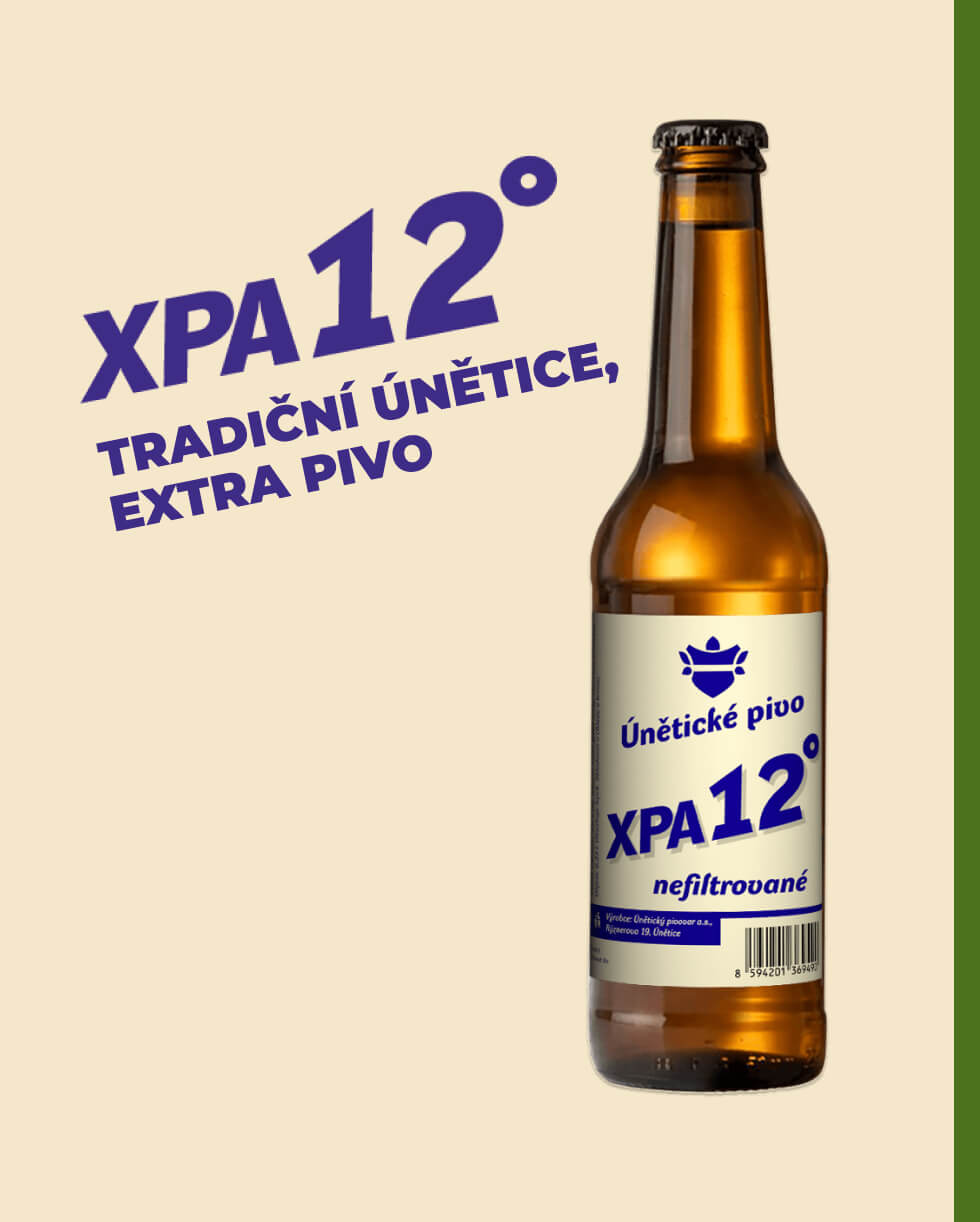 Únětické pivo XPA