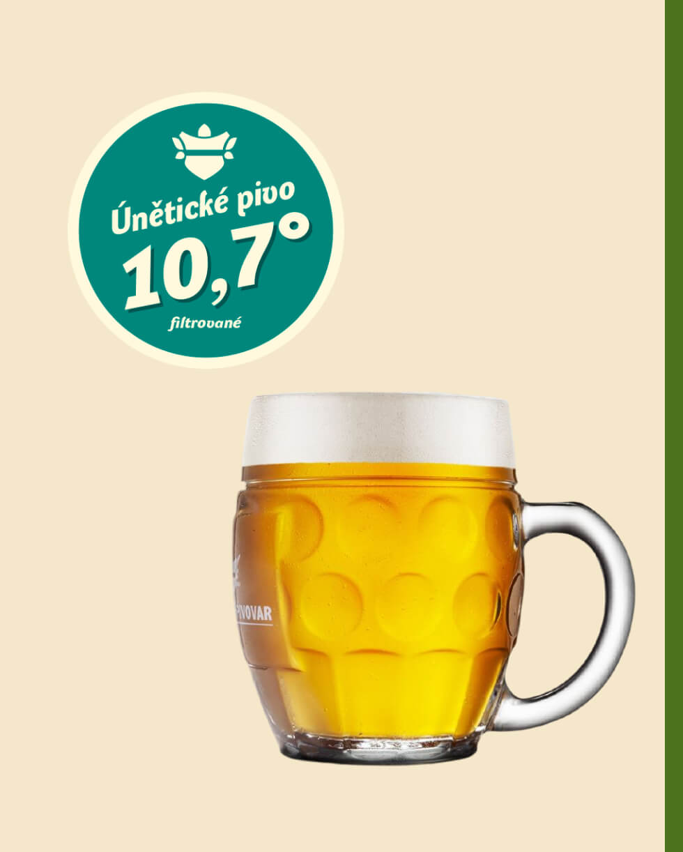 Únětické pivo 10,7°