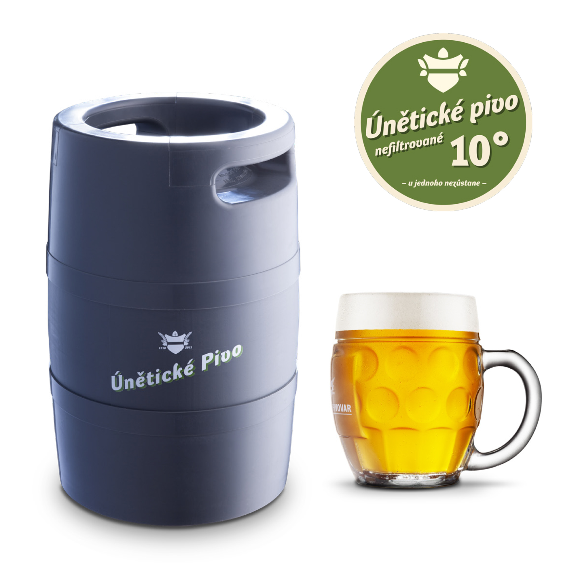 Únětické pivo 10° 