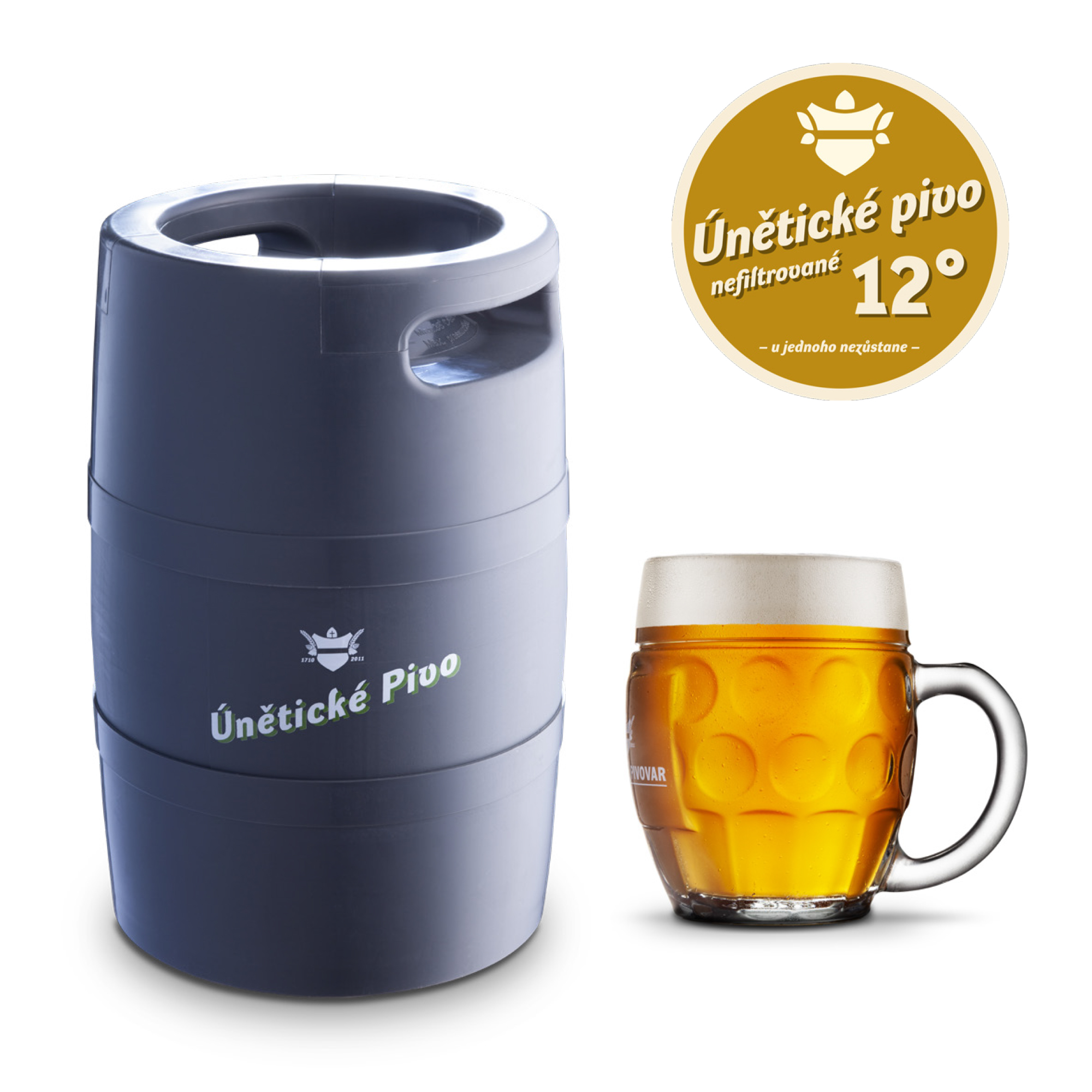 Únětické pivo 12° 