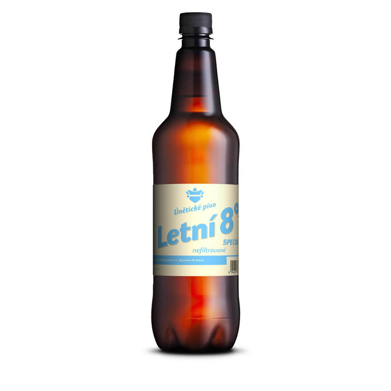 Únětické pivo 8°      letní speciál nefiltrované Balení 6x 1 l PET