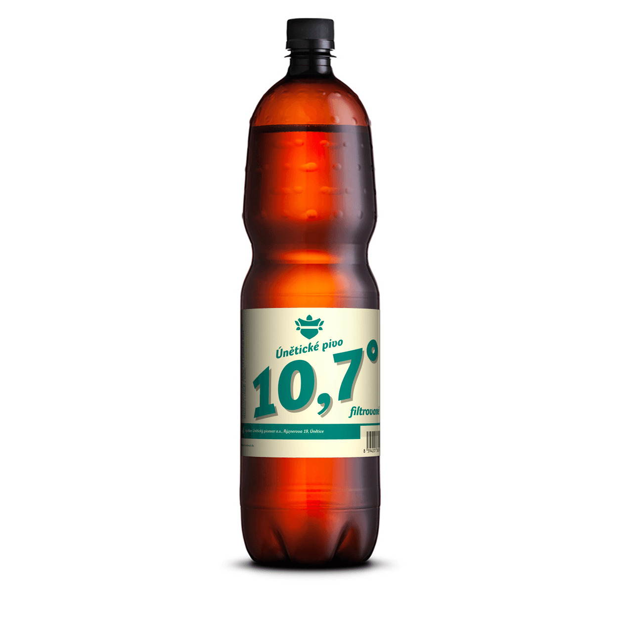 Únětické pivo 10,7°  1,5l PET
